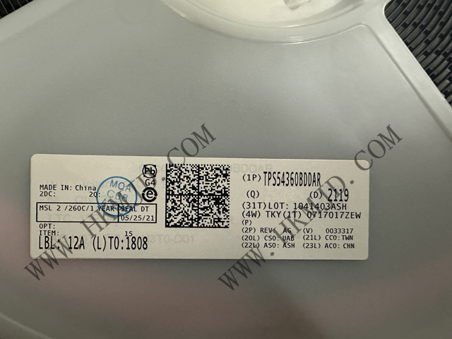 （分銷TI）電源IC TPS54360BDDAR 60V 輸入、3.5A 降壓直流/直流轉(zhuǎn)換器
