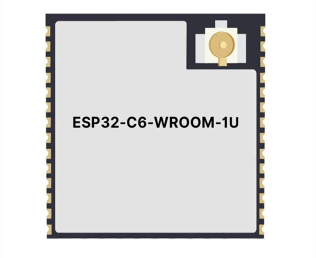 功能強大的ESP32-C6-WROOM-1U-N8 通用型Wi-Fi、IEEE 802.15.4和藍牙LE模塊
