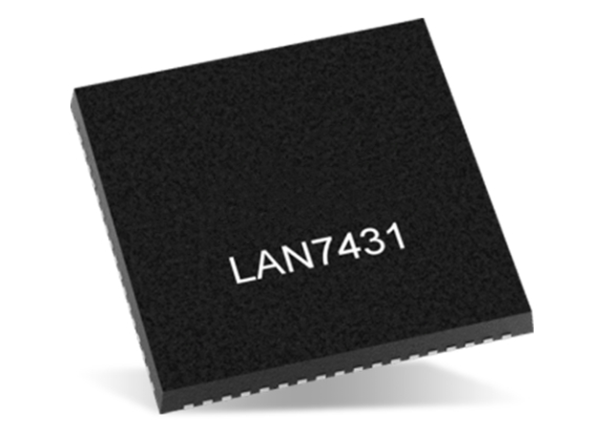 可提供4個(gè)LED，LAN7431-V/YXX PCIe 3.1轉(zhuǎn)10/100/1000Mbps以太網(wǎng)橋接器