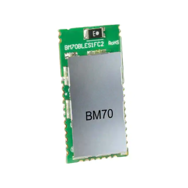 分銷藍牙低功耗模塊（BM70BLES1FC2-0002AA）藍牙 4.2 BLE 屏蔽式，天線