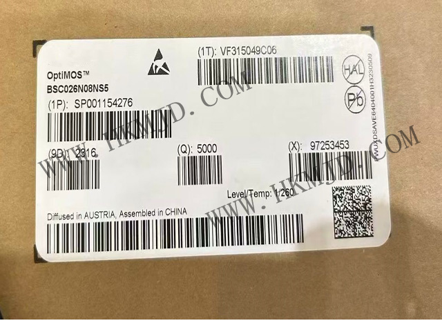 OptiMOS? 5 功率晶體管，80V BSC026N08NS5 N 溝道功率 MOSFET
