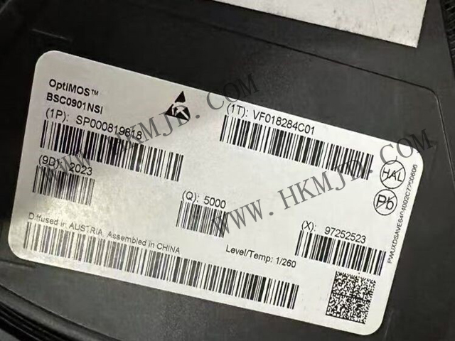 英飛凌N溝道 MOSFET_BSC0901NSI_OptiMOS? 功率 MOSFET，30V