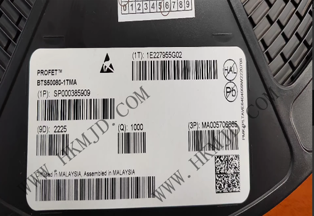 BTS50080-1TMA 英飛凌單通道高壓側(cè)電源開關(guān)，具有嵌入式保護功能