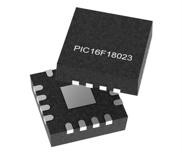 Microchip PIC16F18023-I/MG MCU：32MHz、8位PIC16F微控制器（3.5KB閃存）QFN-16