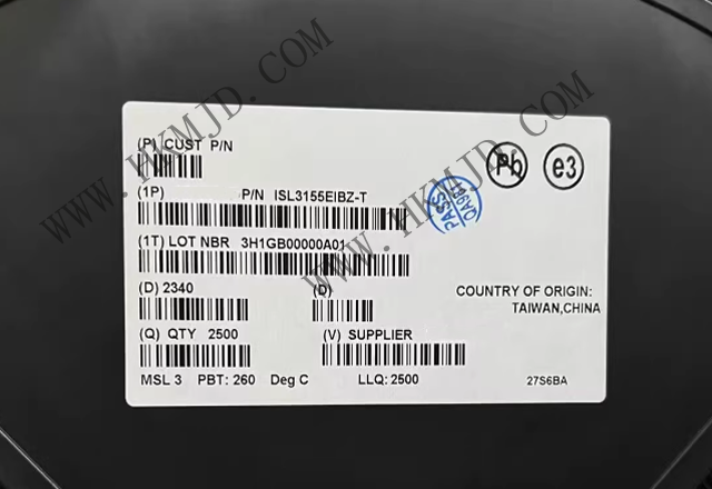 瑞薩電子 ISL3155EIBZ——高可靠性RS-485/RS-422收發(fā)器，帶16kV ESD保護(hù)功能