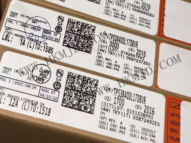 TI TPS3840DL17DBVR 高輸入電壓監(jiān)視器，帶 MR 和可編程延遲
