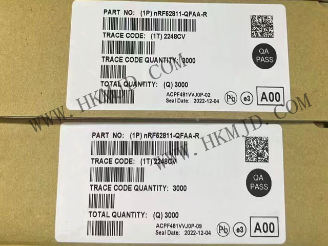 深圳市明佳達(dá)電子——現(xiàn)貨供應(yīng)Nordic（NRF52811-QFAA）藍(lán)牙5.1多協(xié)議SoC芯片