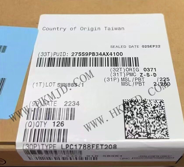 [供應] LPC1788FET208 (NXP) 基于 Arm? Cortex?-M3 內核的 32位微控制器 IC