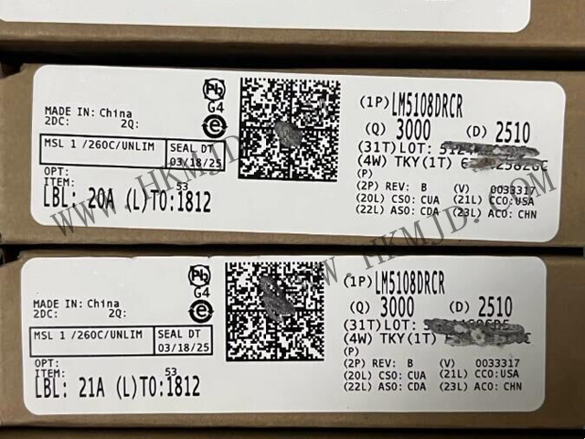 [供應(yīng) TI 電源管理IC] 供應(yīng)TI LM5108DRCR 2.6A，110V 半橋柵極驅(qū)動器