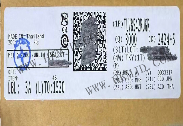 [供應 TI 放大器] TLV8542RUGR 500nA，RRIO 運算放大器