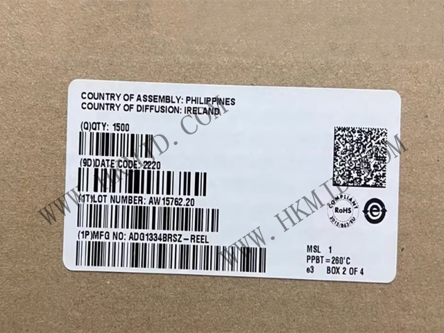 【供應ADI】單芯片CMOS器件：ADG1334BRSZ 高性能四通道單刀雙擲（SPDT）開關