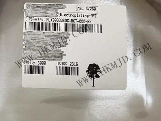 Melexis 傳感器芯片：供應原裝 MLX90333EDC-BCT-000-RE Triaxis? 霍爾位置傳感器