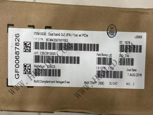 現(xiàn)貨供應博通BCM43567KFFBG 802.11ac無線組合芯片 集成Wi-Fi/藍牙/FM