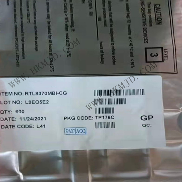 Realtek RTL8370MBI 高性能8+2端口千兆以太網(wǎng)交換芯片，明佳達(dá)電子現(xiàn)貨供應(yīng)